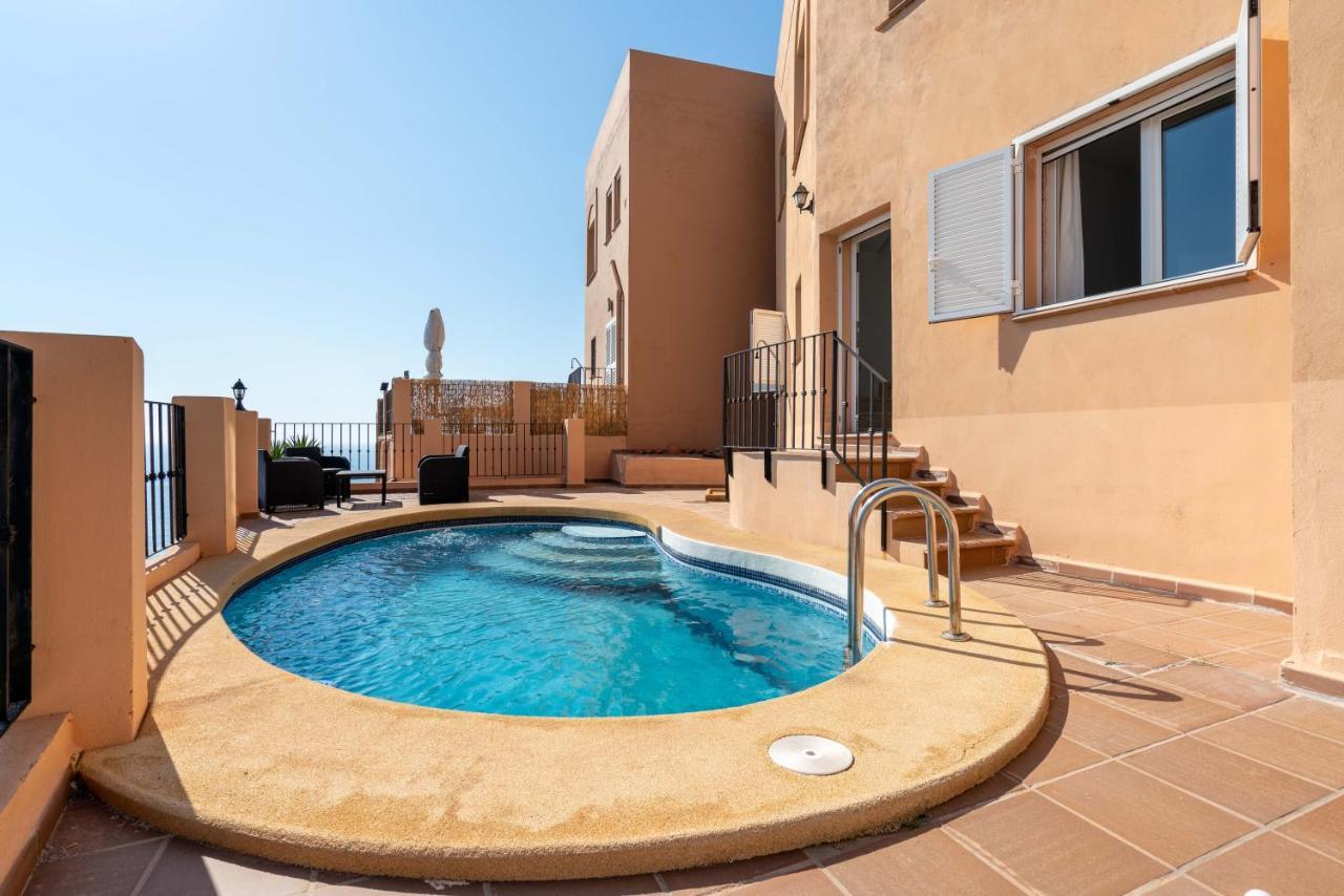 Chalet Con Vistas Al Mar Y Piscina โมฮาการ์ ภายนอก รูปภาพ