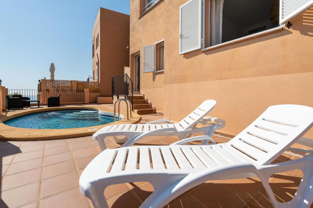 Chalet Con Vistas Al Mar Y Piscina โมฮาการ์ ภายนอก รูปภาพ